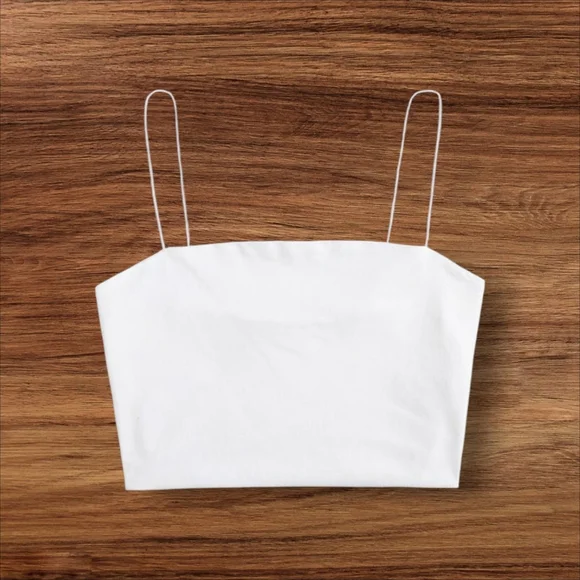 SHEIN Flirla Set of Four (4) Camisole Tops - Black, White, Apricot and Brown - Picture 3 of 6